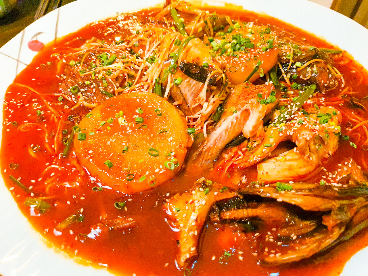 코다리 삼합찜